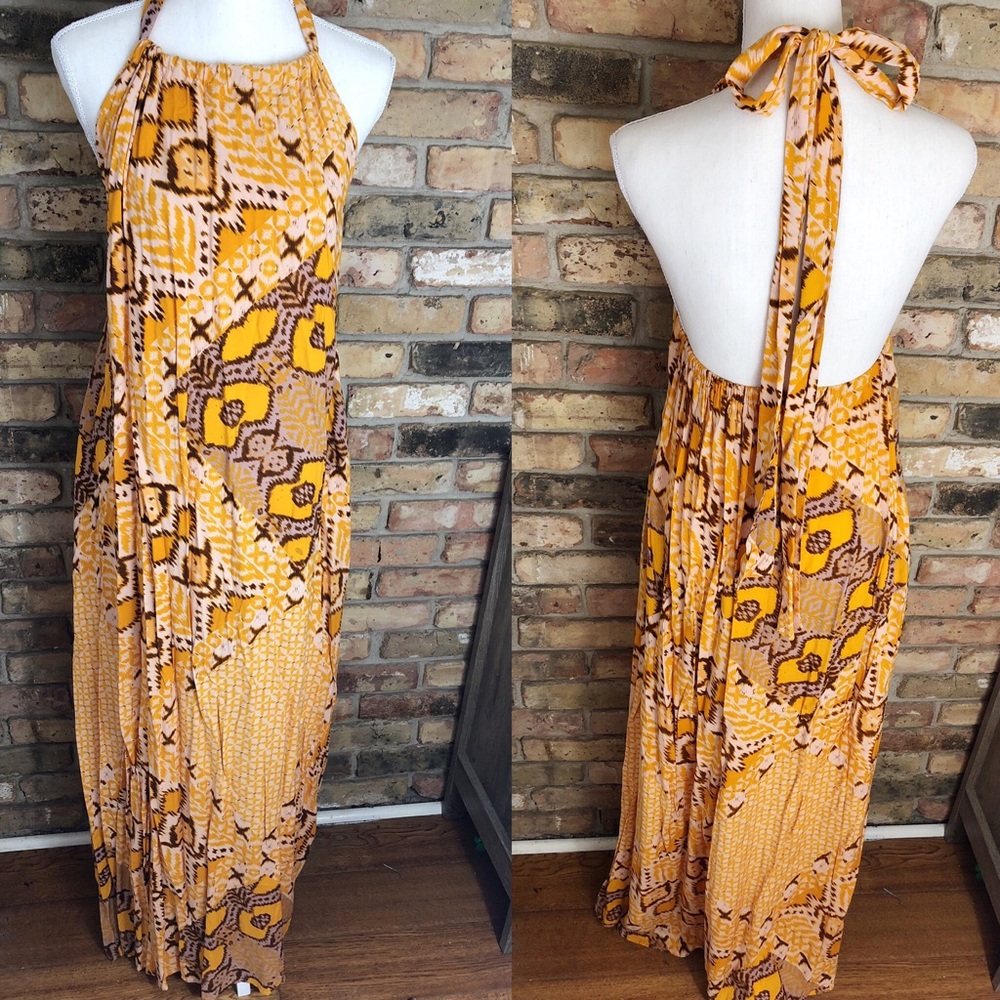 Bobi Black Boho Maxi Dress